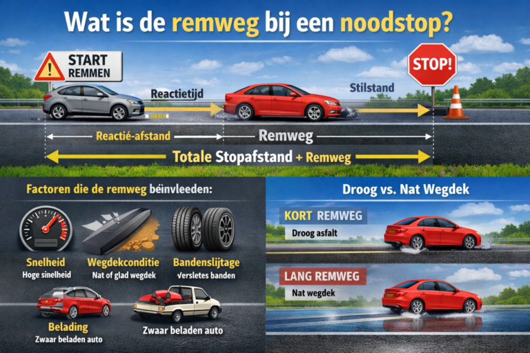 Waarom banden cruciaal zijn bij een noodstop